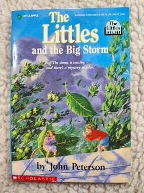 The Littles and the Big Storm John Peterson Paperback Scholastic Vintage